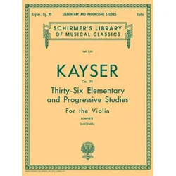 36 Elementary & Progressive Studies, Op. 20