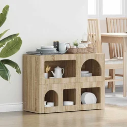 Kreveta Sonoma hrast 80.5 x 35 x 59 cm Konstruirano drvo