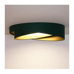 BRILAGI- LED plafonsko svetlo VELVET TWIST LED/24W/230V 4000K O 55 cm zelena/zlatna