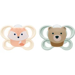 NUK Perfect Match Air 0-2 m duda Fox/Bear 2 kos