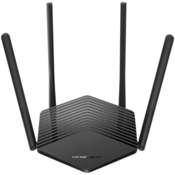 Mercusys AC1900 Wireless AC Gigabit Router, 600 Mbps at 2.4 GHz + 1300 Mbps at 5 GHz, 6×5dBi Fixed External Antennas with Beamforming, 2× G LAN Ports,