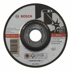 Bosch Lepljeni brusni disk PRO Stainless Steel za male ugaone brusilice, otvor 22,23mm 2608602488