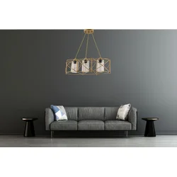 Opviq Luster Dratrio Glass, Sivi