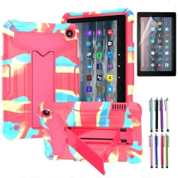 Ohišje za Amazon Fire 7 7.0 Armoured s stojalom Pink