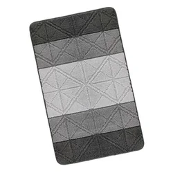Bellatex Kopalniška preproga Bany Triangle siva,60 x 100 cm