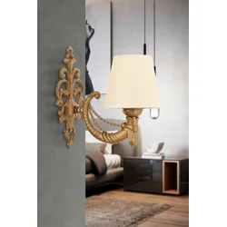 OPVIQ Zidna lampa Gloria Cream Gold