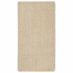 Vidaxl Košata preproga krem 80x150 cm nedrseča