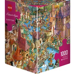 Heye puzzle 1000 pcs Triangle Ruyer Bajkoviti Zečji Grad 29496