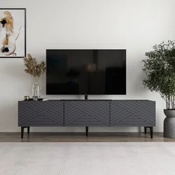 Hanah Home TV Komoda Felix, 160x44,1x31,4 cm, Antracit