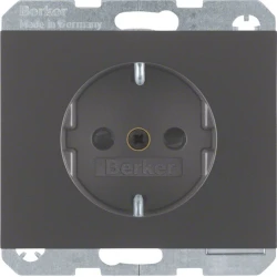 Berker Berker SCHUKO vtičnica antracit mat, lak 47357006, (20859697)