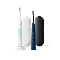 Philips Sonicare ProtectiveClean 5100 ProtectiveClean 5100 HX6851/34 2-pack sonic electric toothbrushes with accessories