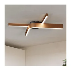 Eglo 901863 - LED RGBW sa prigušivačem, stropno svetlo FOLCINO-Z 2xLED/18W/230V bakarna/crna