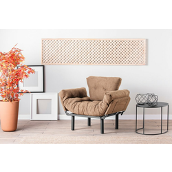 ATELIER DEL SOFA Fotelja Nitta Single Light Brown