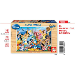 Lesene puzzle Disneyev svet Educa 100 delov od 5 leta