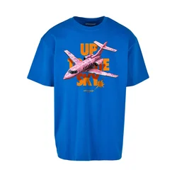 Up to the Sky Oversize Tee cobalt blue
