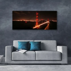 tulup.si Slika na platnu Bridge arhitektura 120x60 cm