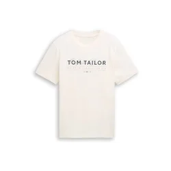 Tom Tailor Muška majica 1050136, Okrugli izrez, Bela