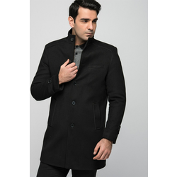 PLT8333 DEWBERRY MENS COAT-BLACK