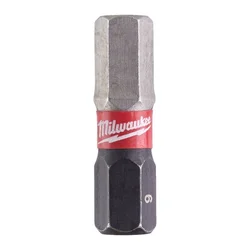 MILWAUKEE Udarni bitsevi HEX SHOCKWAVE ojačani 1/4” 6 x 25mm