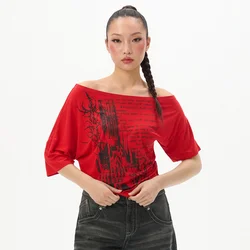 Cropp - Asimetrična bluza - rdeča