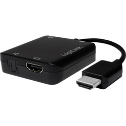 Logilink HDMI avdio ekstraktor, A/M - A/F+3.5mm/F+ODT, 2CH/5.1CH, 0.1 m