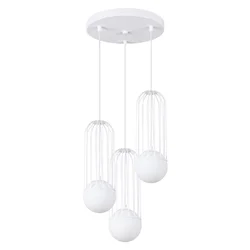 Sollux SL.1335 - Luster BRINA na sajli, 3xG9/8W/230V, bela