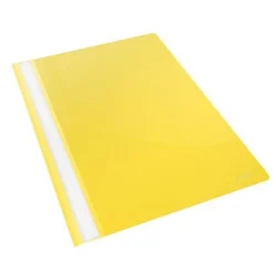 Mapa pvc s sponko a4 esselte rumena-drsna sponka