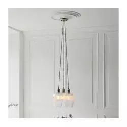 Endon 120652 - Luster na sajli 3xE27/10W/230V sjajni hrom