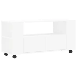 TV ormarić bijeli 102 x 34,5 x 43 cm od konstruiranog drva