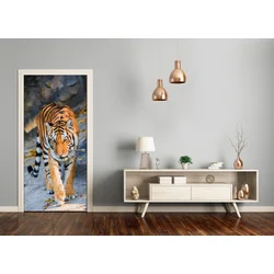 tulup.si Nalepka na vratih Tiger 95x205 cm