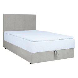 Homestar Postelja LEVI 120x200 cm temno bež z vzmetnico