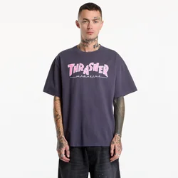 Majice Thrasher Parra Mag Vintage T-shirt Navy L