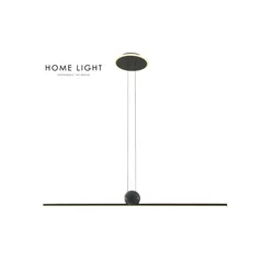 HOME LIGHT Solea 166 LED luster crni