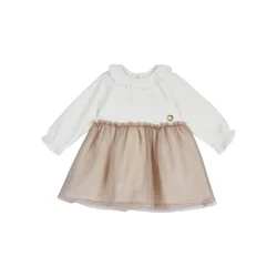 Chicco Obleka brokat/bela