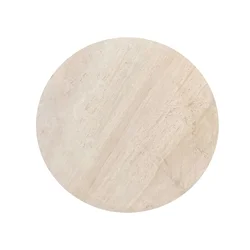 Hanah Home Stona ploča od mermera, 150 cm prečnik, 2 cm visina, Bež