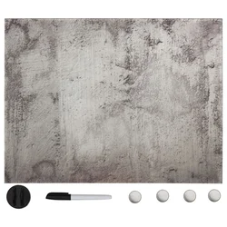 Vidaxl Stenska magnetna tabla iz stekla 80x60 cm