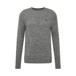 Superdry Pulover ESSENTIAL, siva