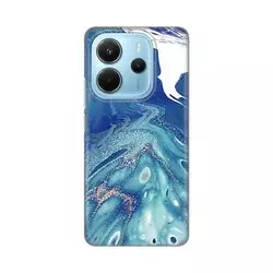 Torbica Silikonska Print za Xiaomi Redmi Note 14 4G (SRB) Blue Marble