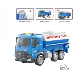 Kamion 1:18 cisterna plava sa zvukom i svetlom