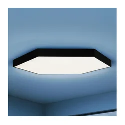 LED stropno svetlo LED/240W/230V 3000/4000/6500K prečnik 120 cm crna