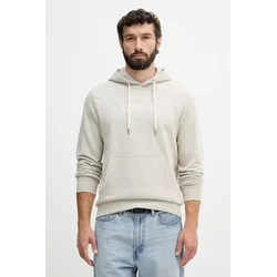 Guess pulover s kapuco moški z bombažem