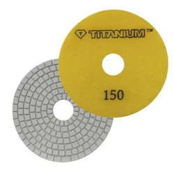 shumee Diamantni disk za poliranje kamnitih ploščic 100 mm gr150 titan