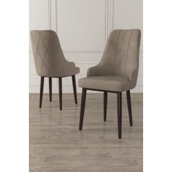 Hanah Home Set stolica Trex, 46x95x42 cm, 6 komada, Braon-smeđe