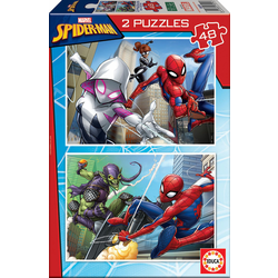 Marvel Spiderman puzzle 2x48pcs