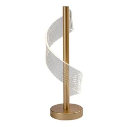 Rabalux Stona lampa Zofrael, LED 6W, 3000K, 34cm, Zlatne boje