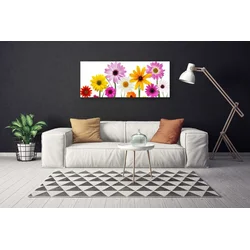 tulup.si Slika na platnu Obarvani rože narava 120x60 cm