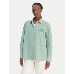 Tommy Hilfiger Srajca WW0WW48190 Zelena Regular Fit