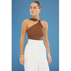 Trendyol Milla Ženska bluza, Braon
