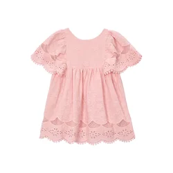 Mayoral Elegantna obleka 3923 Roza Regular Fit