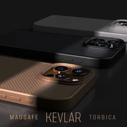 Torbica Magsafe Kevlar za iPhone 16 Plus 6.7 crna